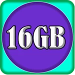 16gb ram cleaner android application logo